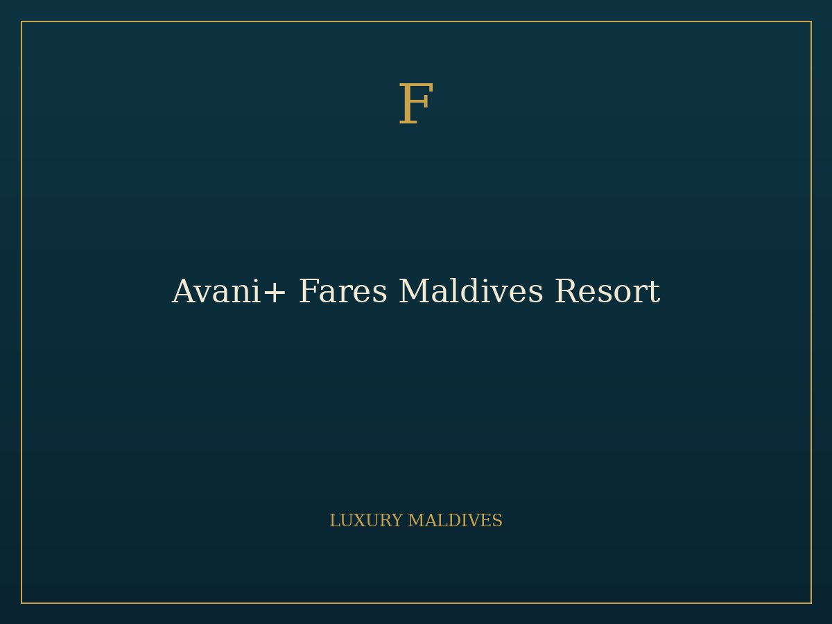 Avani+ Fares Maldives Resort 2