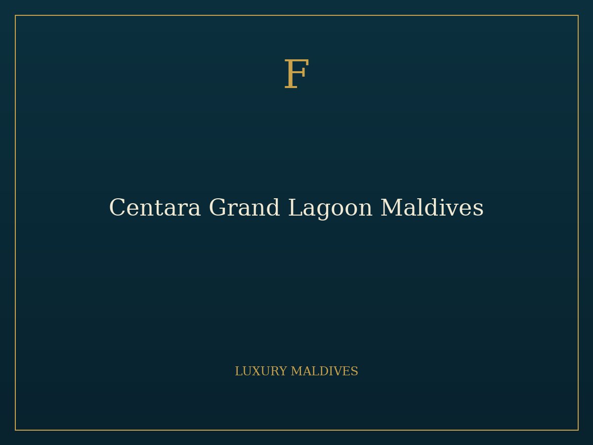 Centara Grand Lagoon Maldives 3