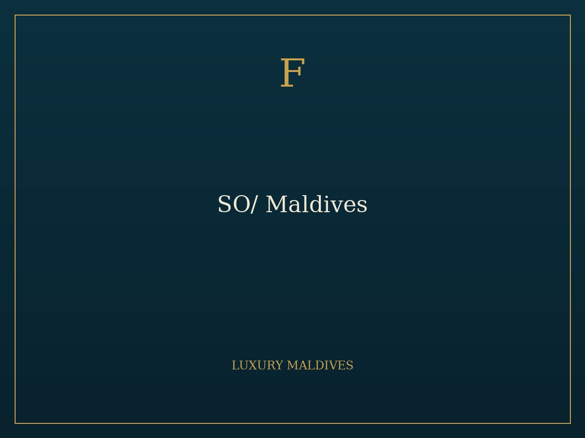 SO/ Maldives 2